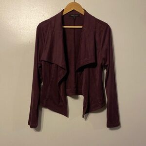 Romeo & Juliet Couture Womens Maroon Jacket